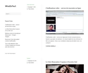 Whatzeteuf.fr(WhatZeTeuf) Screenshot