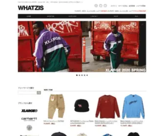 Whatzis.jp(XLARGE/BACKCHANNEL/BAL/WHATZIS) Screenshot