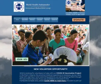 Whausa.com(Medical Mission) Screenshot