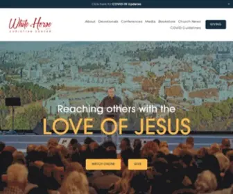 WHCC.net(White Horse Christian Center) Screenshot