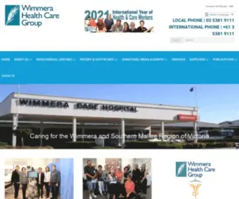 WHCG.org.au(Wimmera Health Care Group) Screenshot