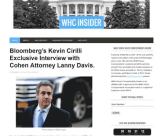Whcinsider.com(Covering the political media culture of Washington. Tammy Haddad) Screenshot