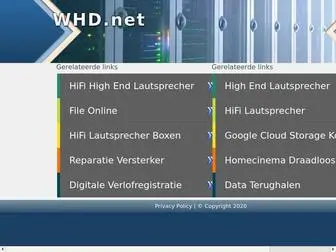WHD.net(Web Hosting Deals) Screenshot