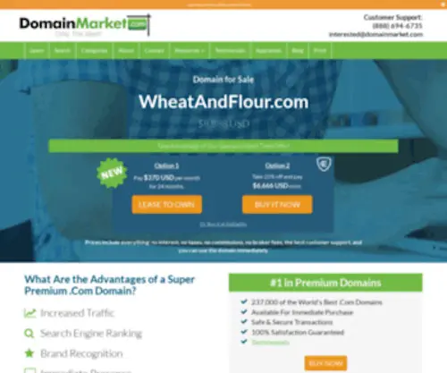 Wheatandflour.com(Wheat and flour directory) Screenshot