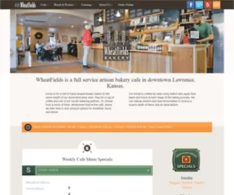 Wheatfieldsbakery.com(WheatFields Bakery) Screenshot