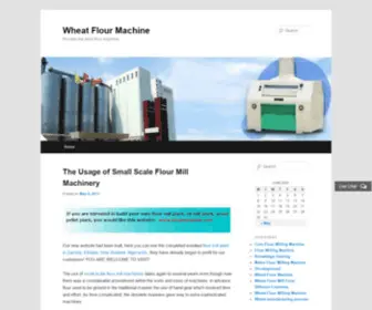 Wheatflourmachine.com(Wheat Flour Machine) Screenshot