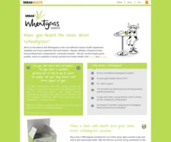 Wheatgrassuk.com(Word on the street) Screenshot