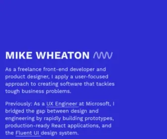 Wheaton.dev(Mike wheaton) Screenshot