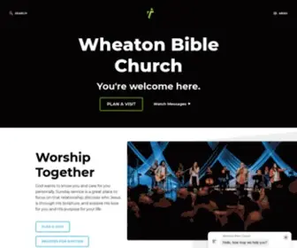 Wheatonbible.org(Wheaton Bible Church) Screenshot