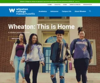 Wheatoncollege.edu(Wheaton College (MA)) Screenshot