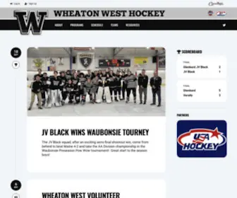 Wheatonwesthockey.org(Wheaton West Hockey) Screenshot