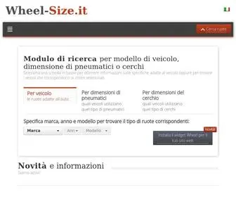 Wheel-Size.it(Database globale di montaggio delle ruote per i veicoli) Screenshot