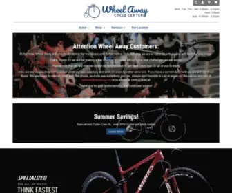 Wheelaway.com(Wheel Away Cycle Center) Screenshot