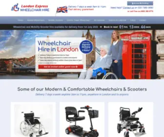 Wheelchair-Mobility-Scooter-Rental-London.com(Wheelchair Hire in London) Screenshot