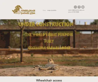 Wheelchair-Safari.com(South Africa) Screenshot