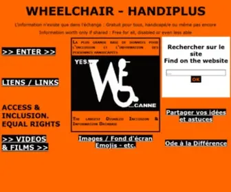 Wheelchair.ch(Handicap Informations et Inclusion) Screenshot