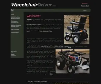 Wheelchairdriver.com(POWER WHEELCHAIRS and ADAPTED MOBILITY VEHICLES) Screenshot