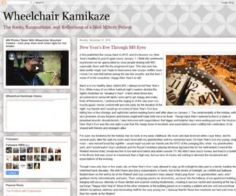 Wheelchairkamikaze.com(Wheelchair Kamikaze) Screenshot