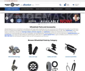 Wheelchairparts.com(Wheelchair Parts and Wheelchair Accessories) Screenshot