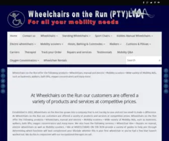 Wheelchairs-Ontherun.co.za(Wheelchairs on the Run) Screenshot