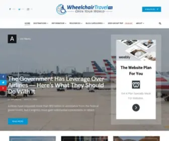Wheelchairtravel.org(Wheelchair Travel) Screenshot