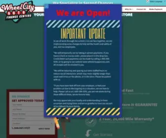 Wheelcityapproves.com(Car loans for people with bad credit) Screenshot