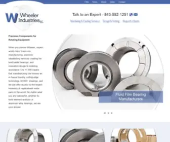 Wheelerfluidfilmbearings.com(Fluid Film Bearing Manufacturers) Screenshot