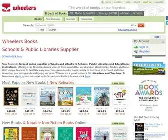 Wheelers.co.nz(Wheelers Books Online) Screenshot