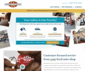 Wheelingautocenter.com(Top Auto Repair Mechanic in Arlington Heights) Screenshot