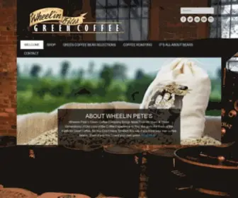 Wheelinpetesgreencoffee.com(Wheelin Pete's Green Coffee Company) Screenshot