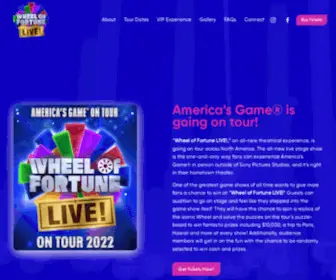 Wheeloffortunelive.com(Wheel of Fortune Live) Screenshot