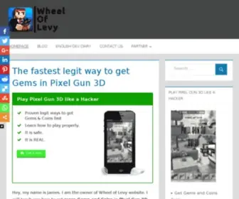 Wheeloflevy.com(Pepsi NEXT) Screenshot