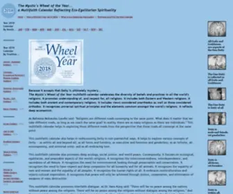 Wheeloftheyear.com(The Mystic's Wheel of the Year Calendar) Screenshot