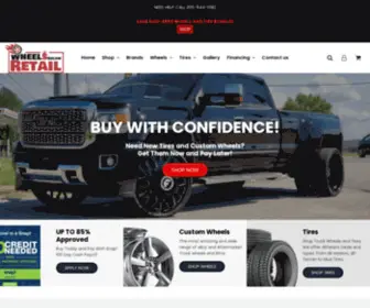 Wheelsandtireswholesale.com(Wheels Below Retail) Screenshot