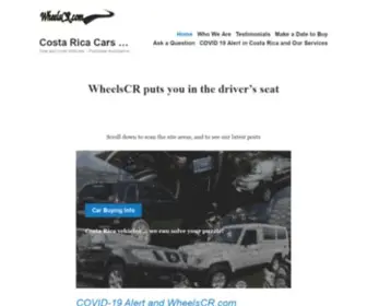 Wheelscr.com(Costa Rica Cars …) Screenshot