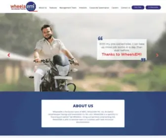 Wheelsemi.com(Get easy and quick two wheeler loans on wheelsemi with attractive interest rates. wheelsemi) Screenshot