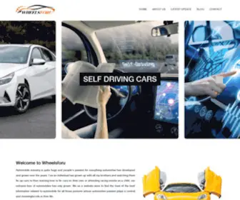 Wheelsforu.com(Automobile industry) Screenshot