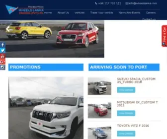 Wheelslanka.com(WHEELSLANKA TRADING (PVT) LTD) Screenshot