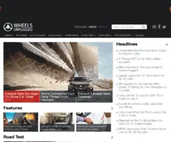 Wheelsunplugged.com(Automobile news) Screenshot