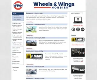 Wheelswingshobbies.com(Wheels & Wings Hobbies) Screenshot