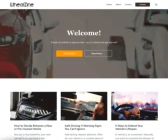 Wheelzine.com(Home Test) Screenshot