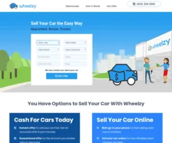 Wheelzy.com(Sell Your Car the Easy and Trusted Way) Screenshot