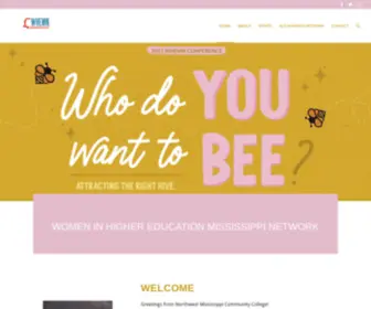 Whemn.org(Women in Higher Education Mississippi Network) Screenshot