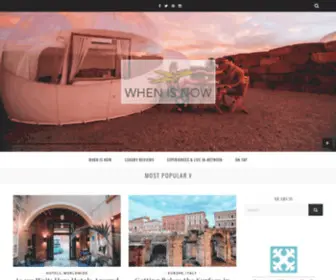 When-IS-Now.com(When Is Now) Screenshot