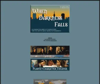 Whendarknessfalls.net(When Darkness Falls) Screenshot