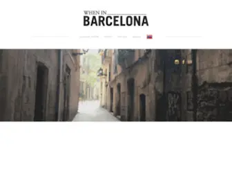 Wheninbarcelona.com(Wheninbarcelona) Screenshot