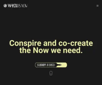 Whenisnow.org(When Is Now) Screenshot