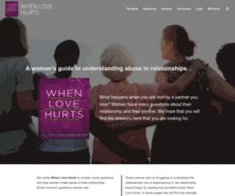 Whenlovehurts.ca(When Love Hurts) Screenshot