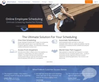 Whentowork.com(Employee Scheduling Software & App) Screenshot
