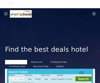 Whentravel.com(Just another WordPress site) Screenshot